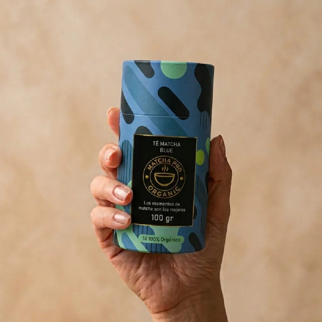 Matcha blue con butterfly pea japonés — té que cambia de color al añadir agua | MatchaPro